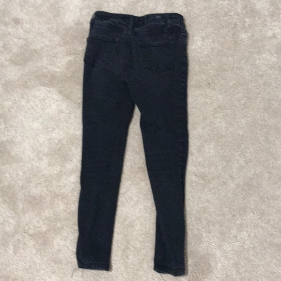 KIDS BLACK RSQ SKINNY HIGH RISE JEANS - Picture 3 of 3